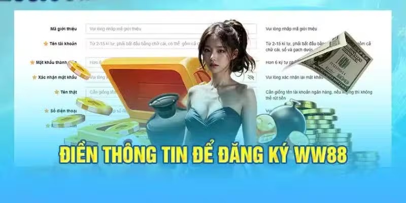 Các bước đăng ký tài khoản tại WW88 dễ dàng